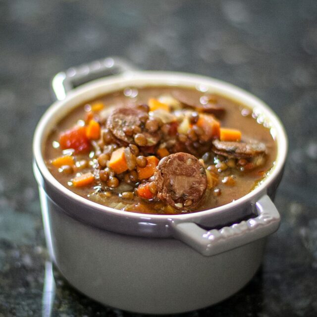 Slow Cooker Lentil and Sausage Soup Classic Recipes