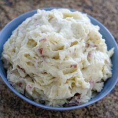 light roasted garlic mashed potatoes, vegan