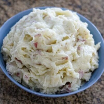 light roasted garlic mashed potatoes, vegan