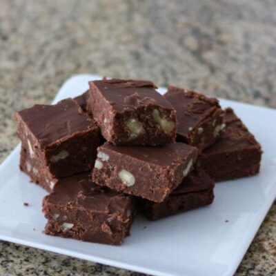 microwave chocolate fudge