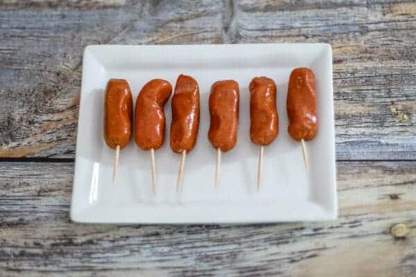 mini hot dogs