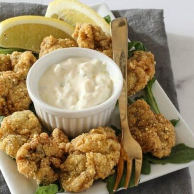 fried oysters with remoulade sauce