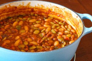 beans and ham casserole