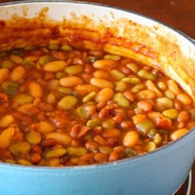 beans and ham casserole