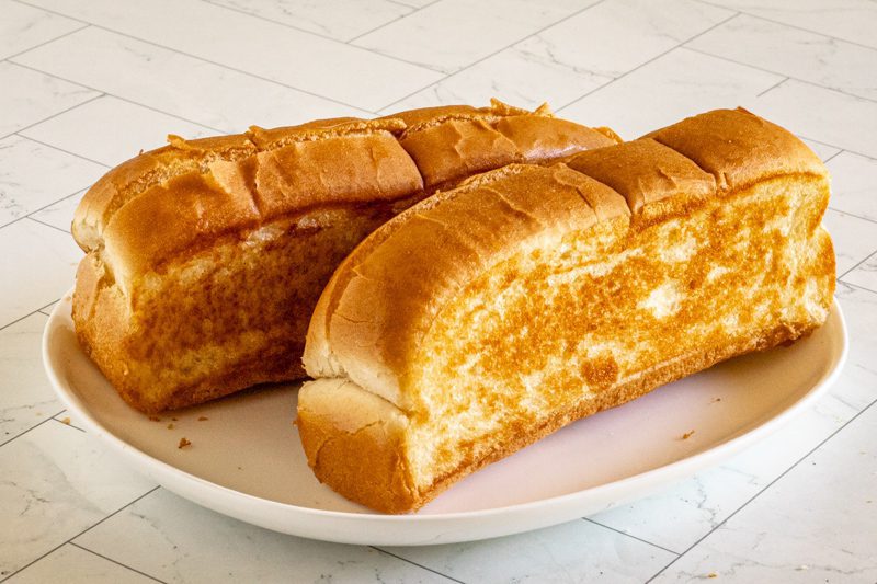 The authentic New England hot dog roll.