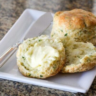 parsley and olive oil biscuits