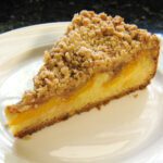 peach cake with streusel topping