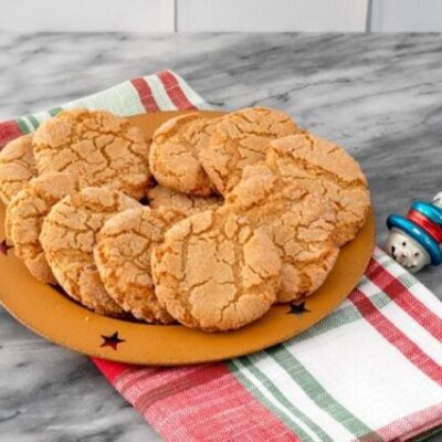 peanut butter crackles on a plate