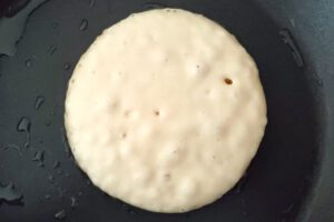 cooking a pancake