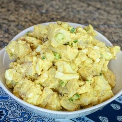 weekend potato salad in a large bowl