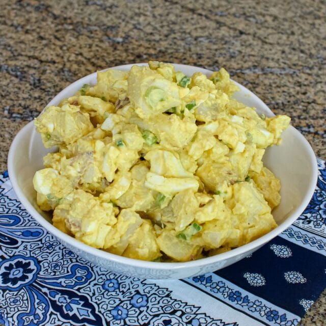 Potato Salad in a serving bowl.