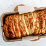 cheesy garlic pull apart biscuit loaf