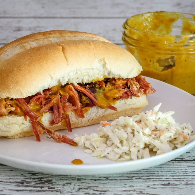 Slow Cooker Pulled Smoked Pork - Classic Recipes