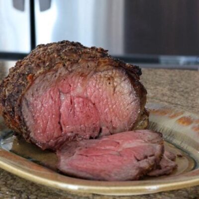 Herb Crusted Rib Eye Roast