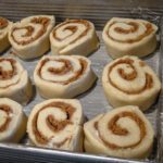 make ahead cinnamon rolls in the pan
