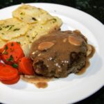 salisbury steak with side dishes