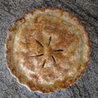 a double crust pie