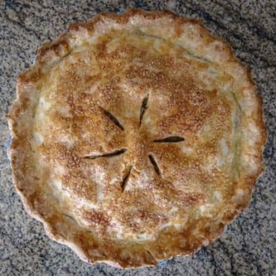 a 2-crust pie