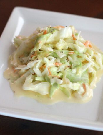 coleslaw with mayonnaise