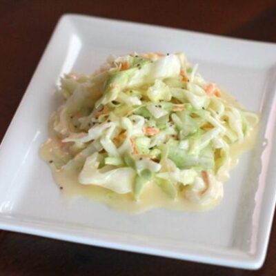 coleslaw with mayonnaise