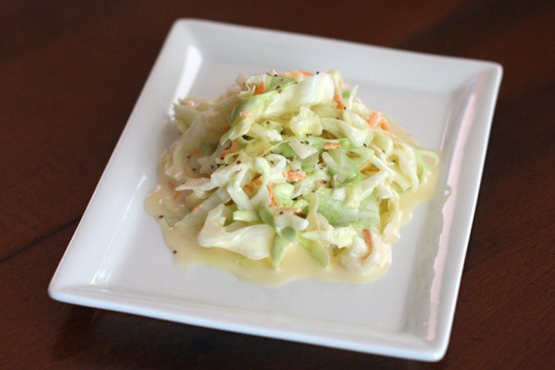 coleslaw with mayonnaise
