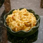slow cooker hash brown casserole in a bowl
