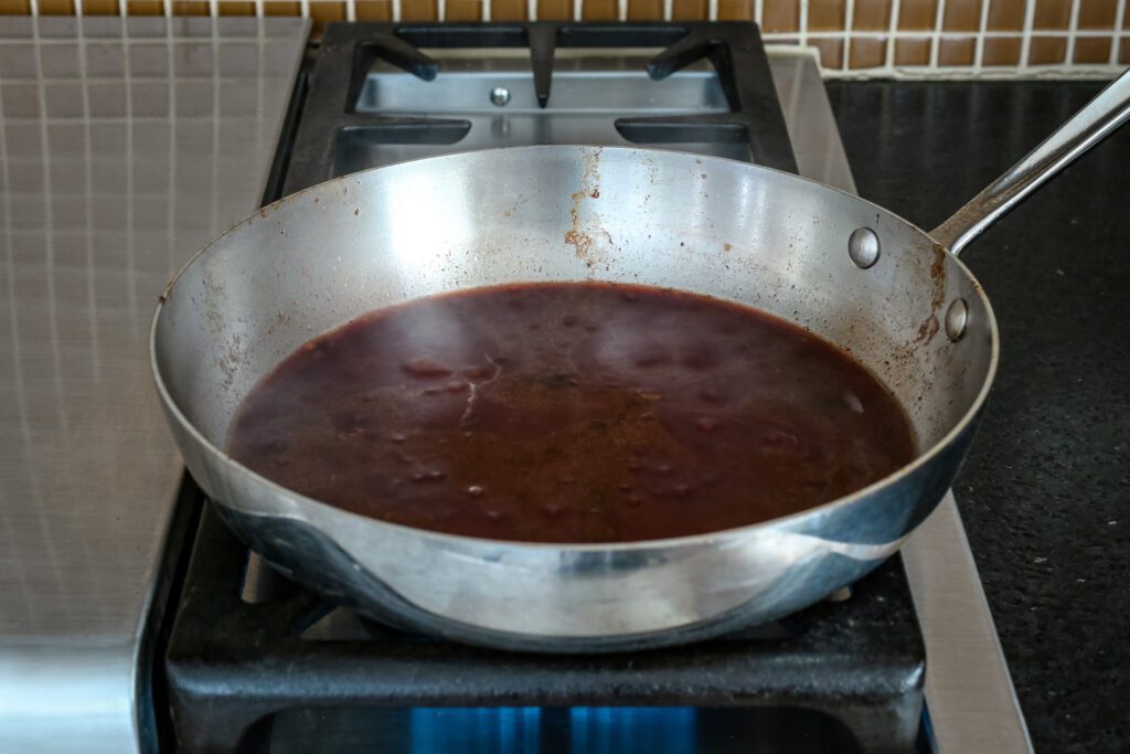 making the gravy