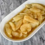 fried apples in a serving dish