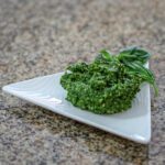 homemade spinach pesto