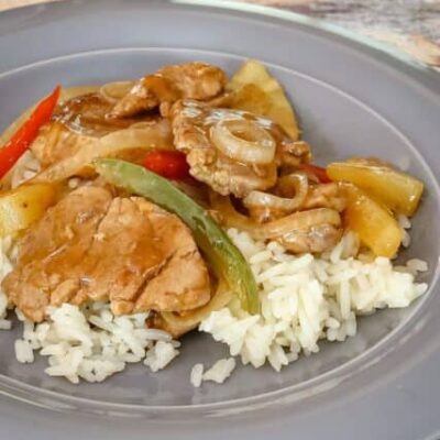 sweet and sour pork tenderloin