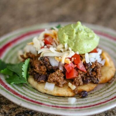 Taco Salad With Creamy Salsa Dressing
