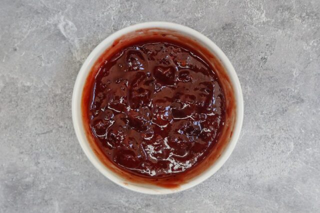 cranberry glaze for the meatloaf