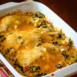 turkey tenderloin casserole in a baking dish