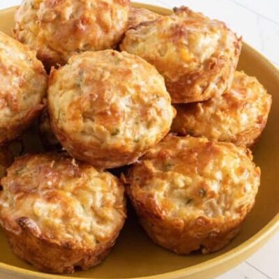 vidalia onion muffins in a bowl
