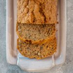 zucchini bread loaf sliced